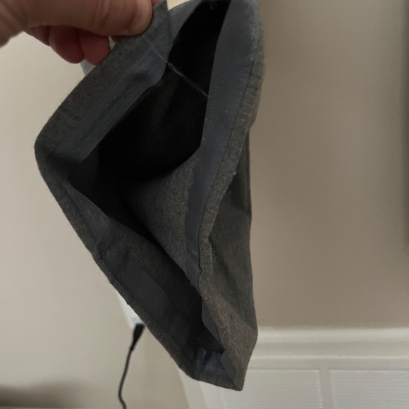 THEORY Slacks Pants Gray White Tuxedo Stripe Wool Flare Leg Women's Size 4 - Picture 7 of 10